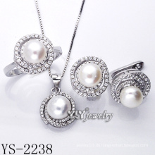 Heißer Verkaufs-Art- und Weiseschmucksache-Perlen-Satz 925 Silber (YS-2238)